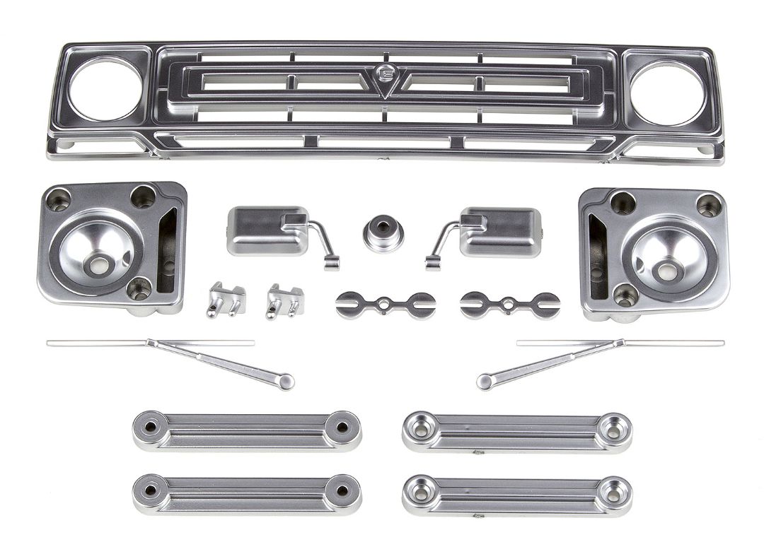 Element RC Sendero Body Accessories, satin chrome - Click Image to Close