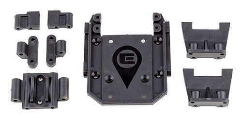 Element RC Enduro IFS Gearbox and Servo Mounts Set, hard