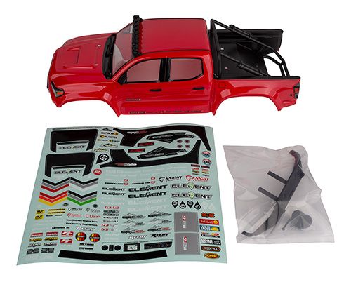 Team Associated Enduro Knightwalker Body Set, red - Click Image to Close