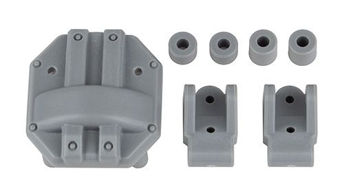 Team Associated Enduro SE, Diff Cover And Lower 4-Link Mounts - Click Image to Close