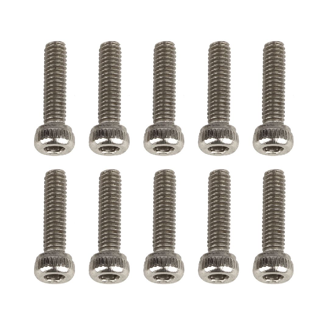 Team Assocoated Screws, M2.6x10mm SHCS, Silver