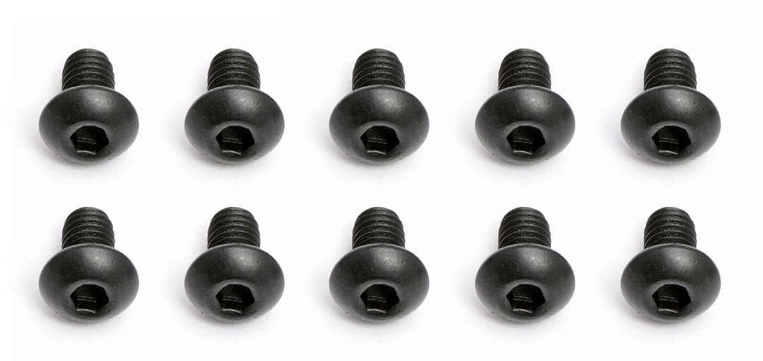 Team Associated M2.5x4mm Button Head Counter Sunk Screw (10pcs)