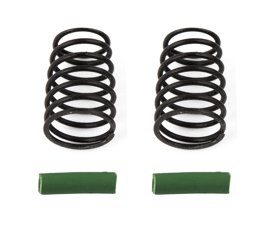 Team Associated RC10F6 Side Springs, green, 4.2 lb/in