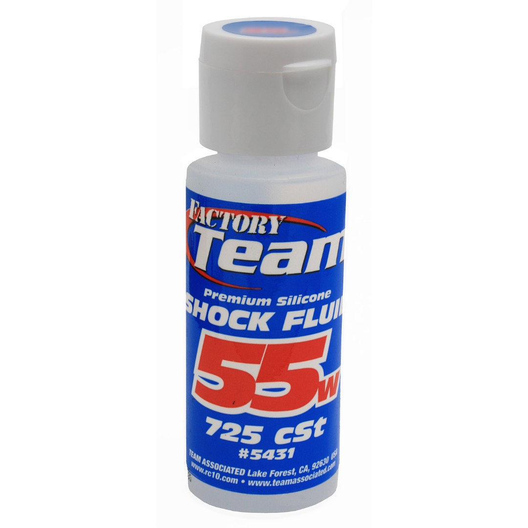 Team Associated Silicone Shock Oil (2oz) (55wt) - Click Image to Close
