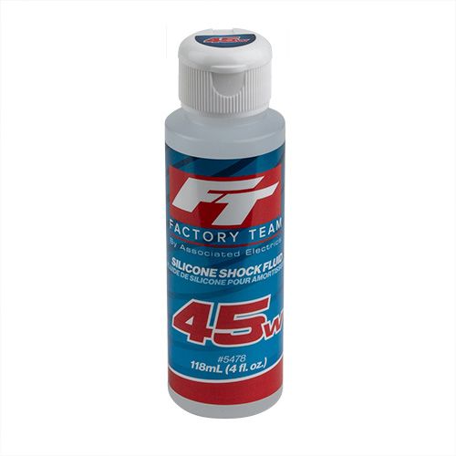 Team Associated FT Silicone Shock Fluid, 45wt (575 cSt) (4oz) - Click Image to Close