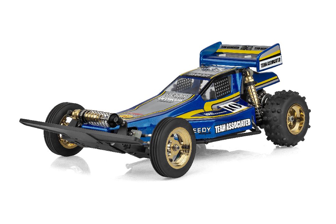Team Associated 1/10 RC10 Retro 80s Ultra Fox Kit - Blue