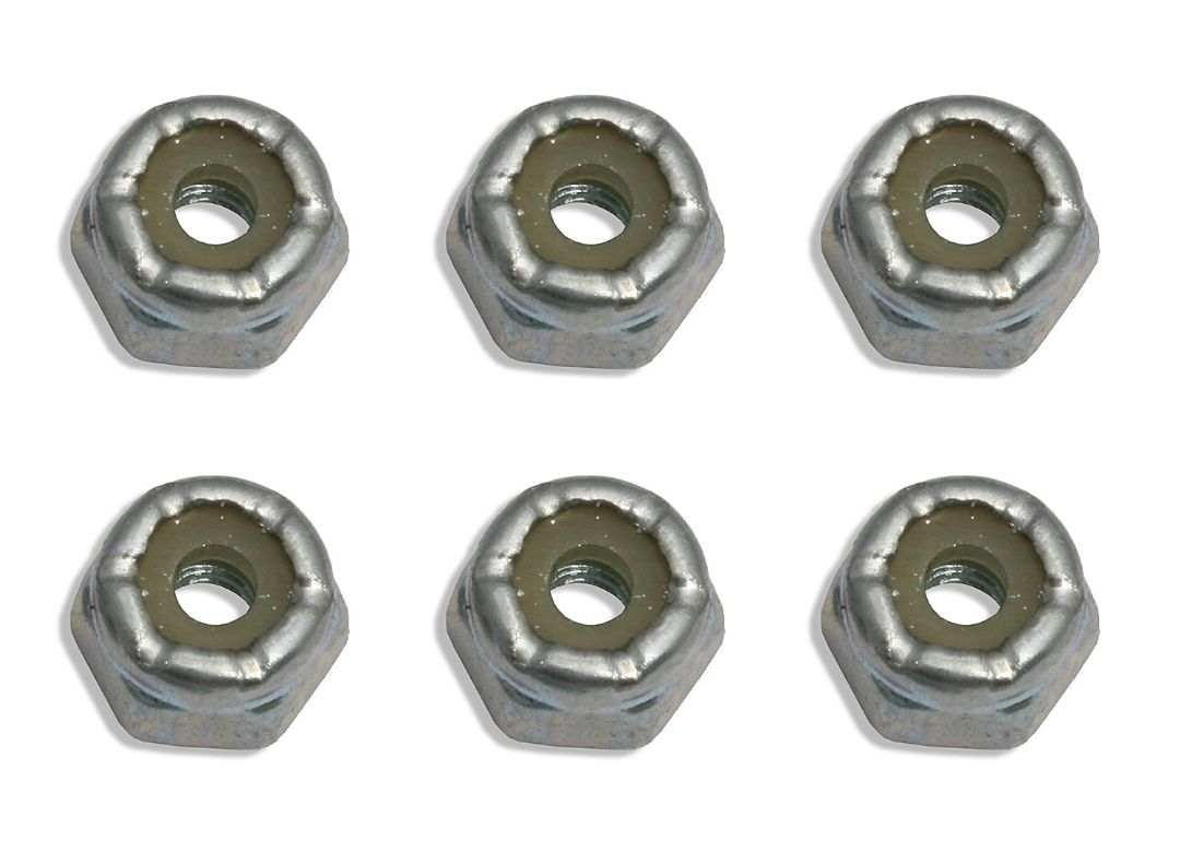 Team Associated Steel Locknuts, 4-40