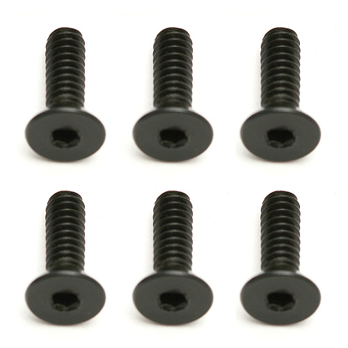 Team Associated Screws, 4-40 x 3/8 in FHCS (6)