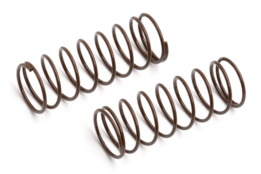 Team Associated Front Shock Springs, brown, 2.80 lb