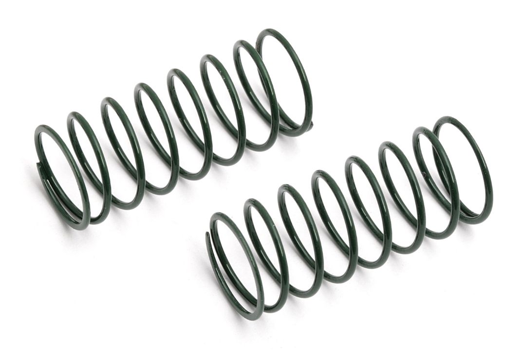 Team Associated Front Spring/Macro Springs, green, 3.50 lb