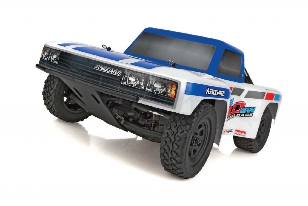 Team Associated PRO2 LT10SW Short Course Truck RTR - Blue/White - Click Image to Close