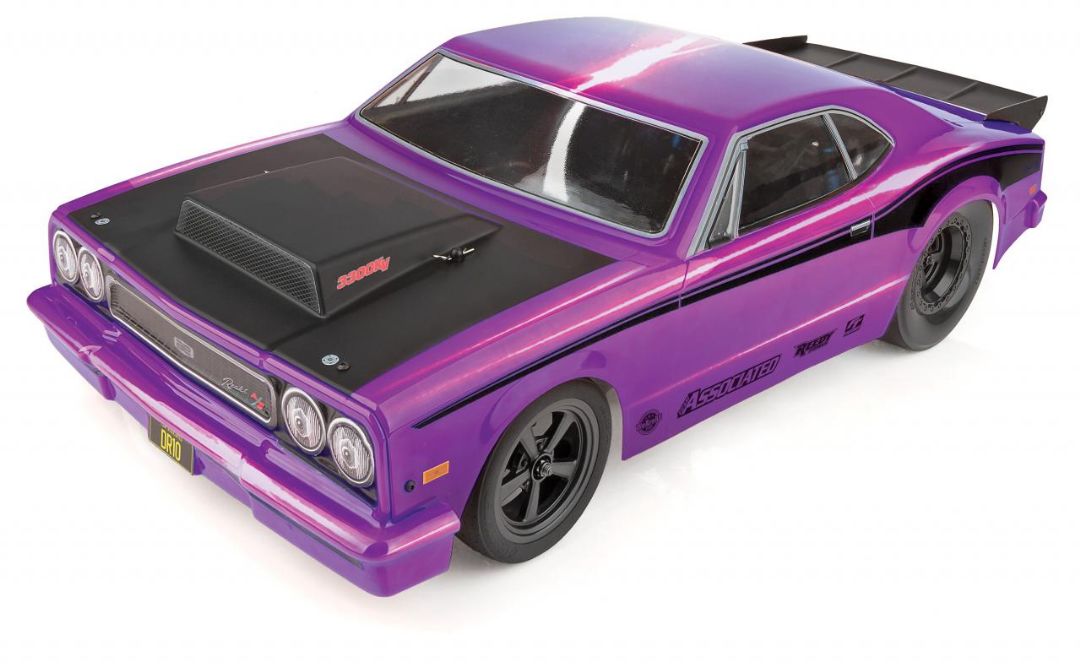 Team Associated DR10 Drag Race Car RTR, 3S LiPo Combo, Purple