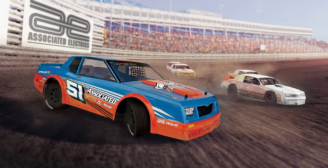 Team Associated SR10M Dirt Oval RTR LiPo Combo, Blue Team Associated SR10M Dirt Oval RTR LiPo Combo, Blue