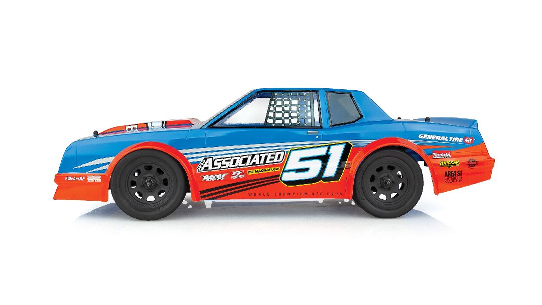 Team Associated SR10M Dirt Oval RTR LiPo Combo, Blue Team Associated SR10M Dirt Oval RTR LiPo Combo, Blue