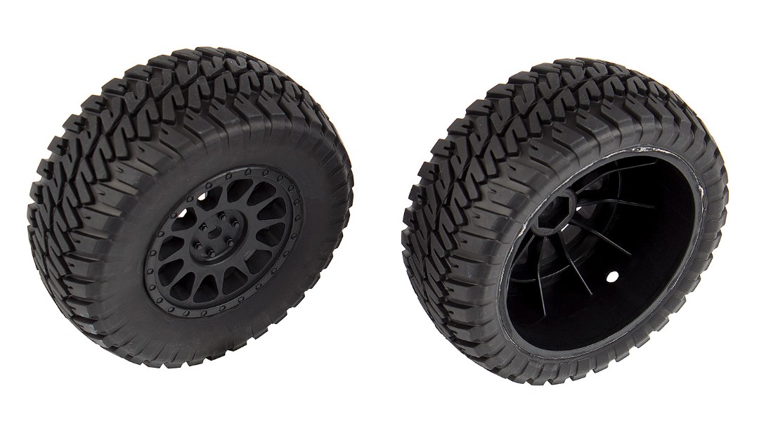 Team Associated Multi-terrain Tires and Method Wheels, mounted - Click Image to Close