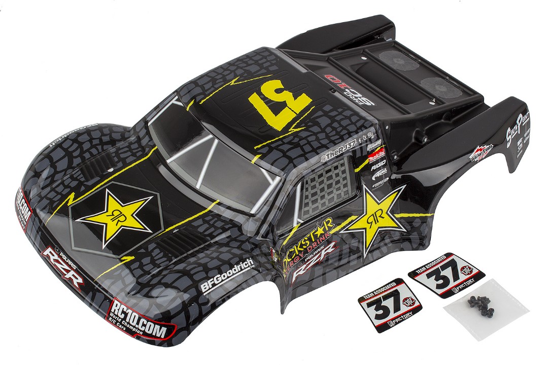 Team Associated ProSC10 Contender Body, RJ/Rockstar, painted