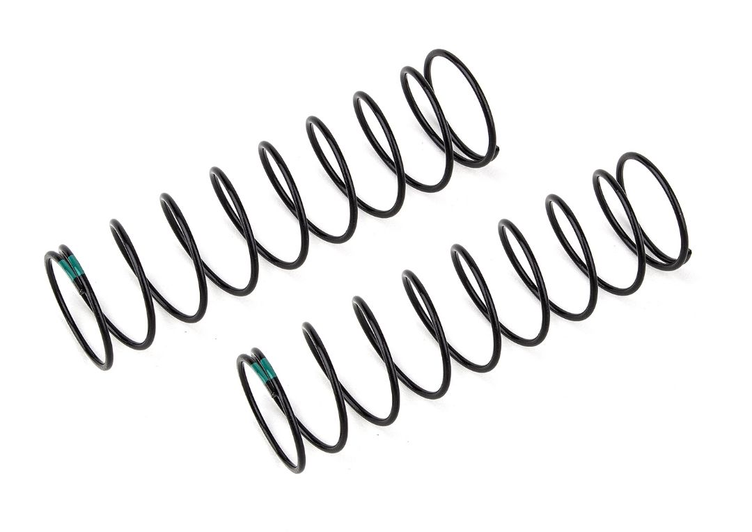Team Associated 13mm Rear Springs, green 2.20 lb/in, L72, 9.75T