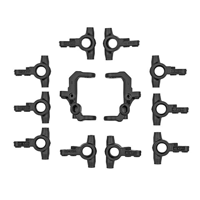 Team Associated RC10B7 V2 Caster and Steering Blocks