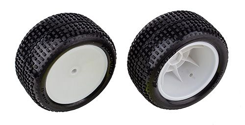 Team Associated RB10 RTR Rear Wheels and Tires, mounted