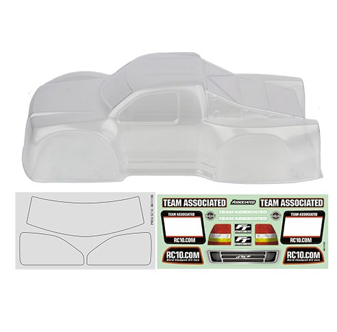 Team Associated PRO2 SC10 SWB Contender Body - Clear