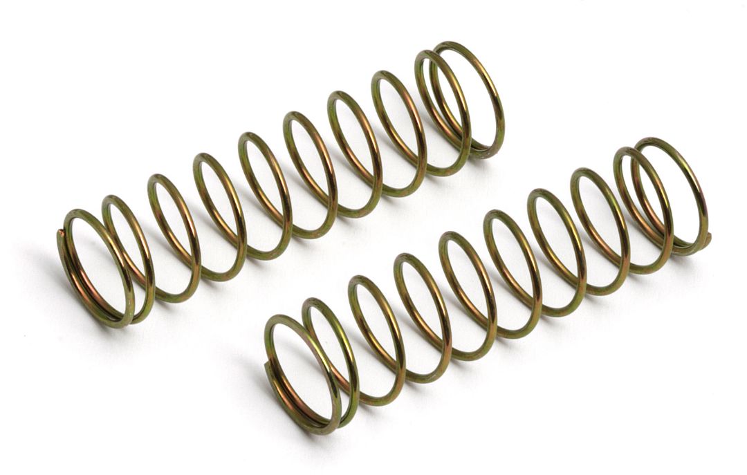 Team Associated Front Shock Springs, gold, 3.70 lb