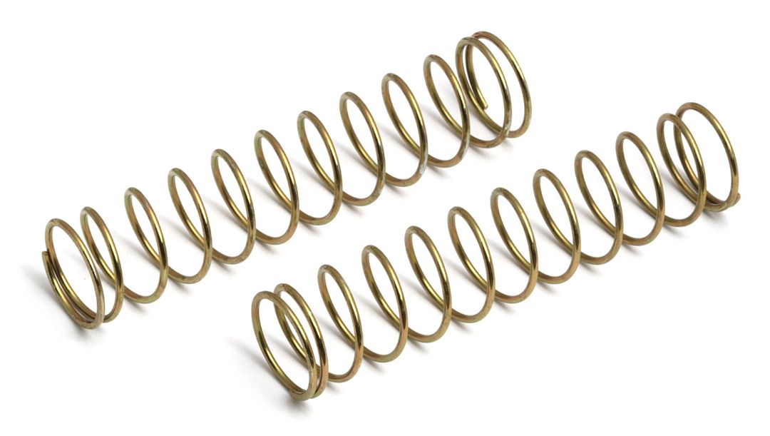 Team Associated Rear Shock Springs, gold, 2.75 lb