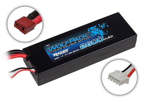Reedy WolfPack LiPo 2600mAh 35C 3S 11.1V, T-plug