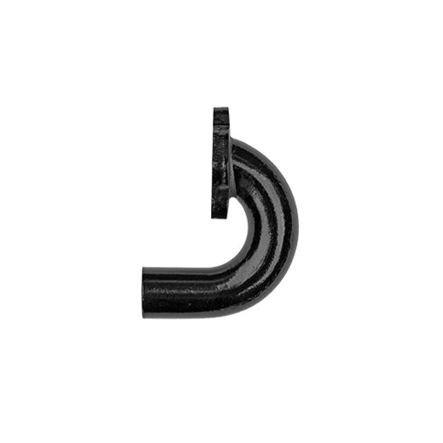 Team Associated RC10GT Exhaust Manifold, Non Pullstart, Black