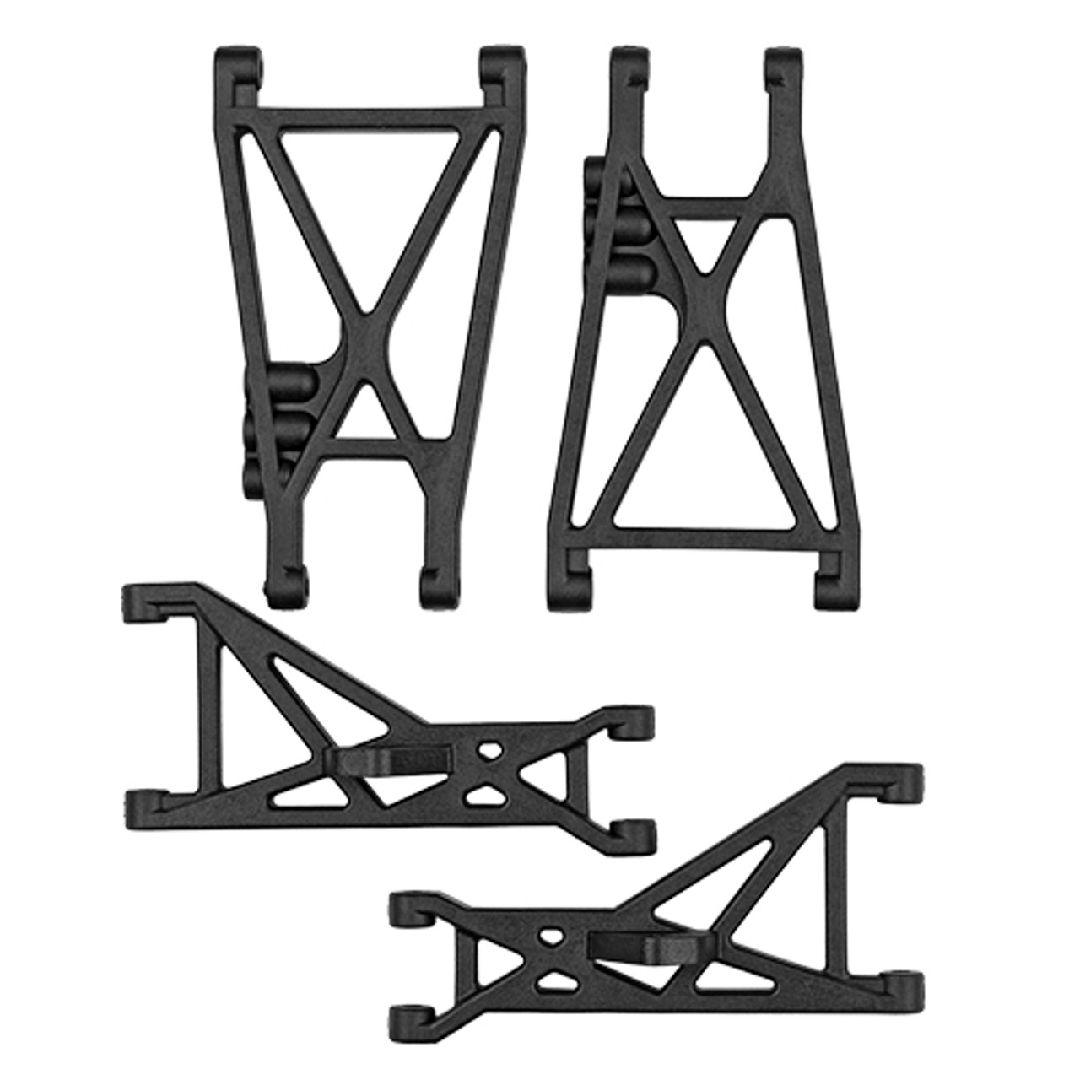 Team Associated RC10T Front & Rear Suspension Arms, Black