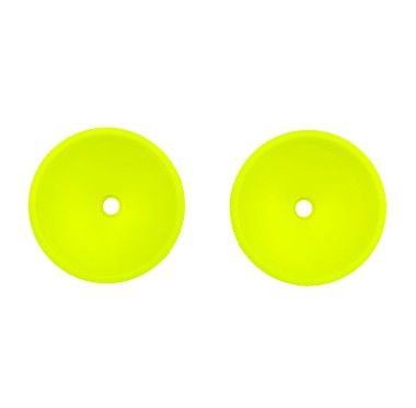 Team Associated Truck Front Wheels, Yellow