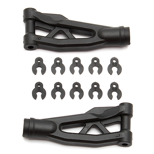 Team Associated Front Upper Arm Set w/Caster Inserts