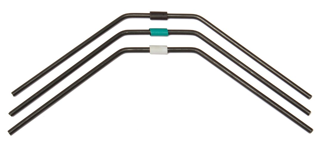 Team Associated RC8B3 Front Anti-roll Bars, 2.3-2.5mm