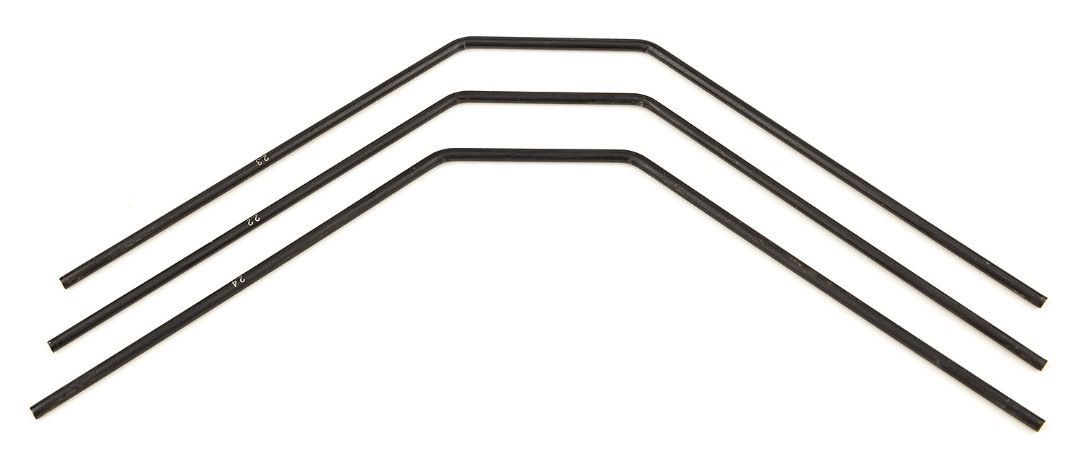 Team Associated RC8B3 FT Rear Anti-roll Bars, 2.2-2.4mm