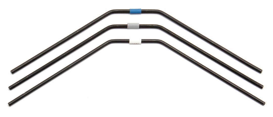Team Associated RC8B3 Rear Anti-roll Bars, 2.5-2.7mm - Click Image to Close