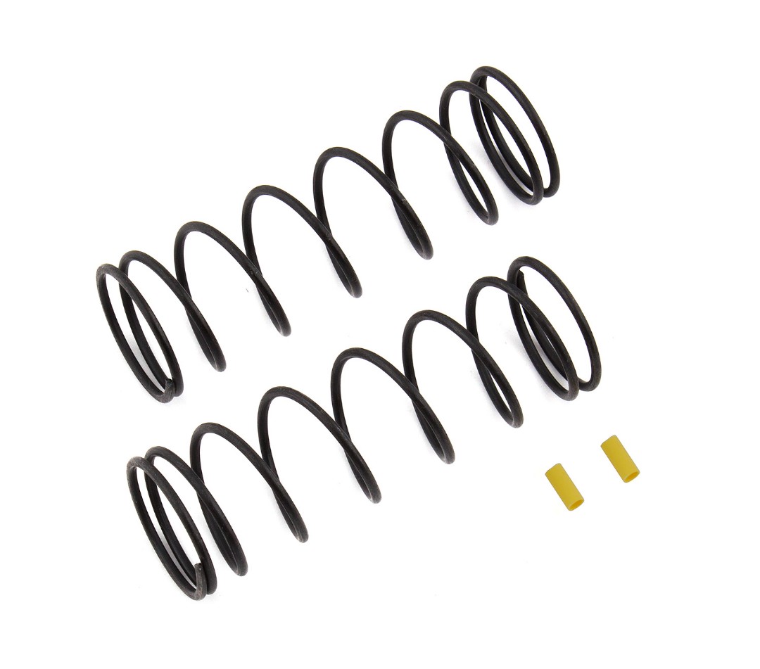 Team Associated Front Springs V2, yel 5.7 lb/in, L70, 8.5T, 1.6D