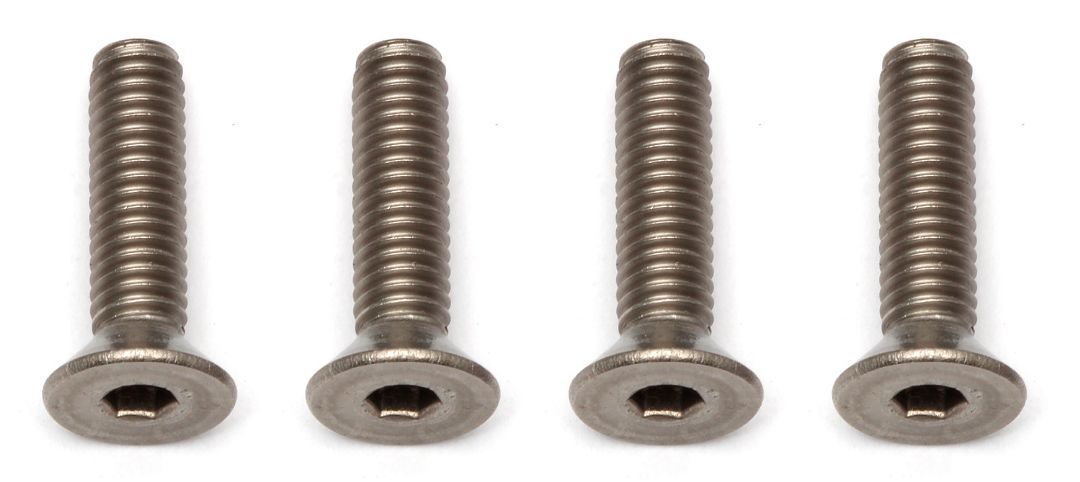 Team Associated Ti Screws, 4x16 mm FHCS