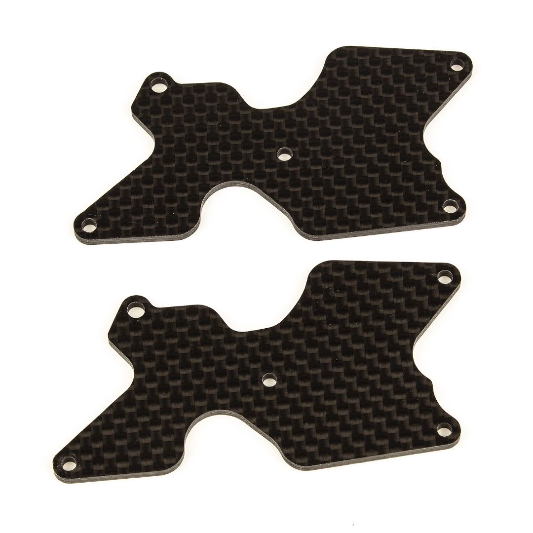 Team Associated RC8B4 FT rear suspension arm inserts,carbonfiber