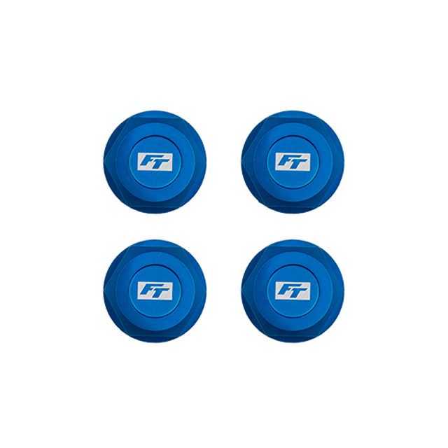 Team Associated FT Aluminum Capped Wheel Nuts, 17mm