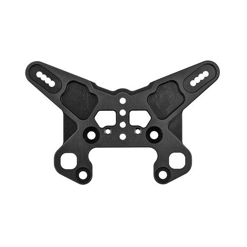 Team Associated RC8T4.2 Aluminum Front Shock Tower, 16 Deg Kpi