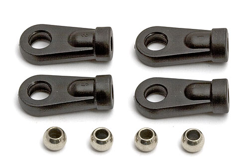 Team Associated Shock Rod Ends (RC8) (4)