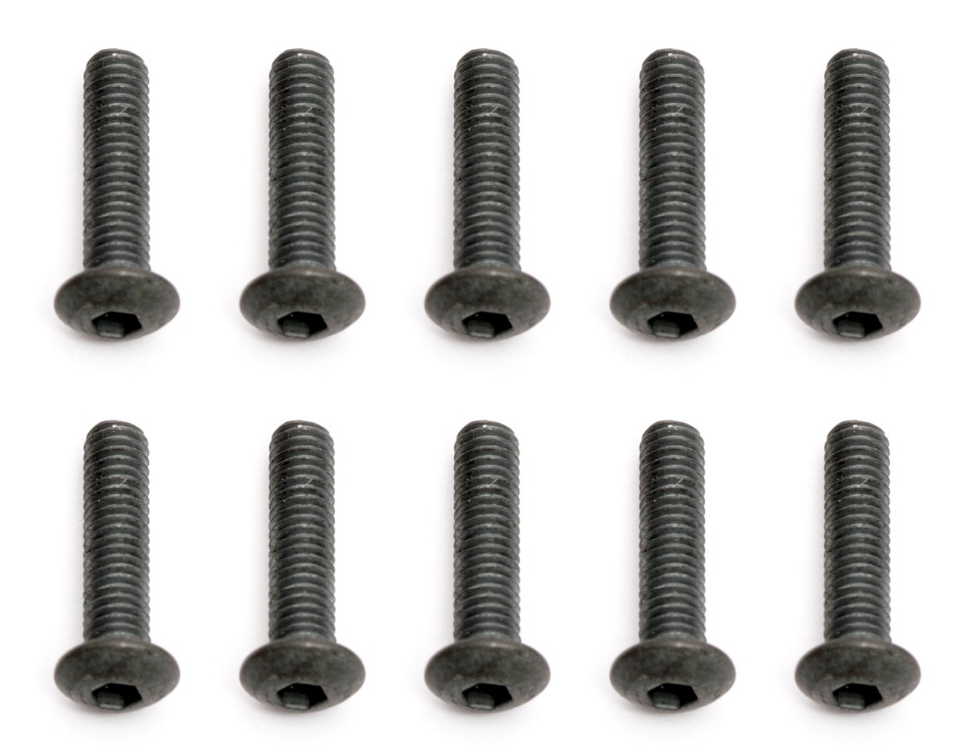 Team Associated M3x12mm Button Head Counter Sunk Screw (10pcs) - Click Image to Close