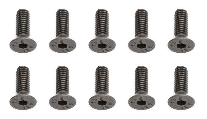 Team Associated M4x12mm Flat Head Counter Sunk Screw (10pcs)