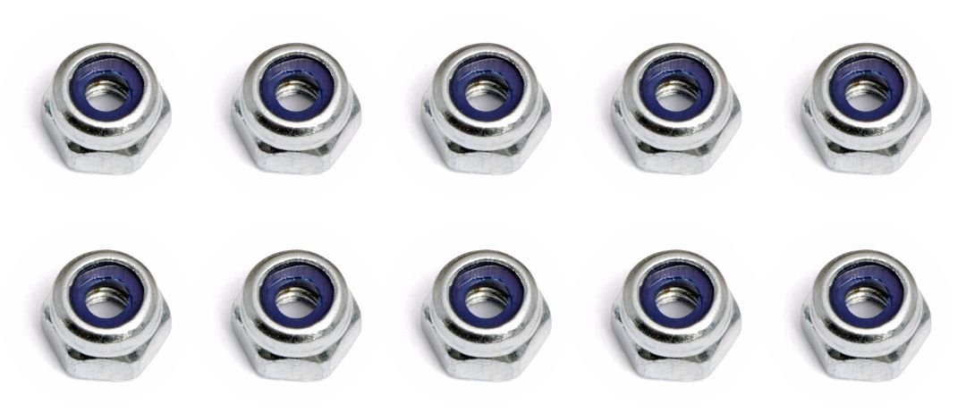 Team Associated Locknuts, Shock Piston - Click Image to Close