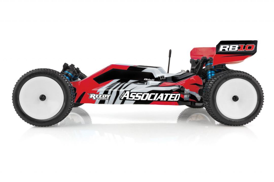 Team Associated 1/10 RB10 RTR LiPo Combo - Red - Click Image to Close