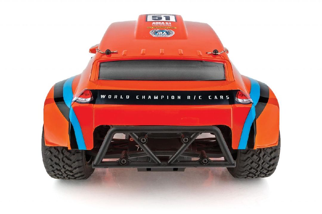 Team Associated Pro2 DK10SW Dakar Buggy RTR, Orange/Blue - Click Image to Close