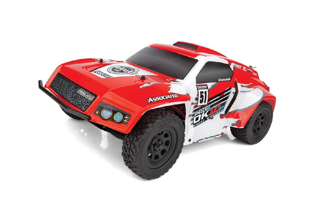 Team Associated Pro2 DK10SW Dakar Buggy RTR, Red/White