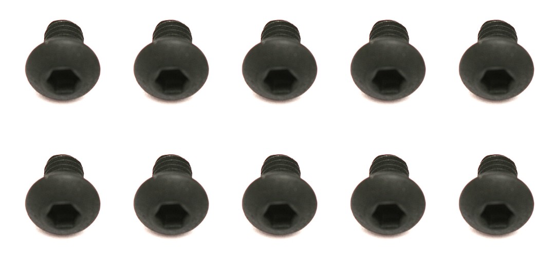 Team Associated M3x4mm Button Head Counter Sunk Screw (10pcs) - Click Image to Close