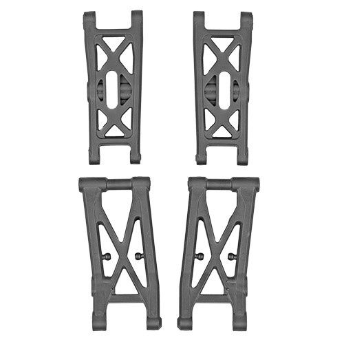 Team Associated RB10 Retro Suspension Arm Set - Gray