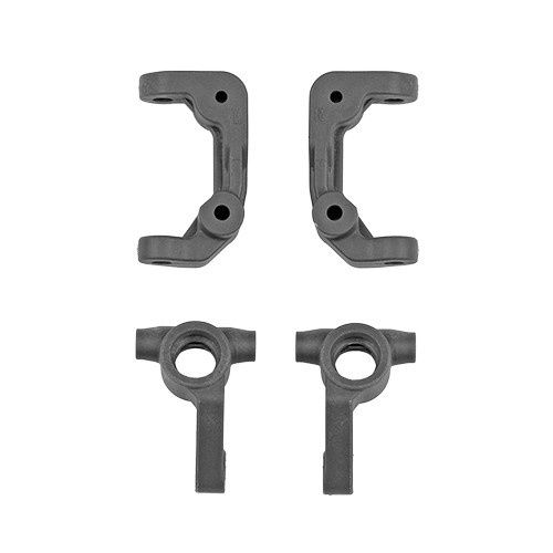 Team Associated RB10 Retro Steering and Caster Blocks - Gray
