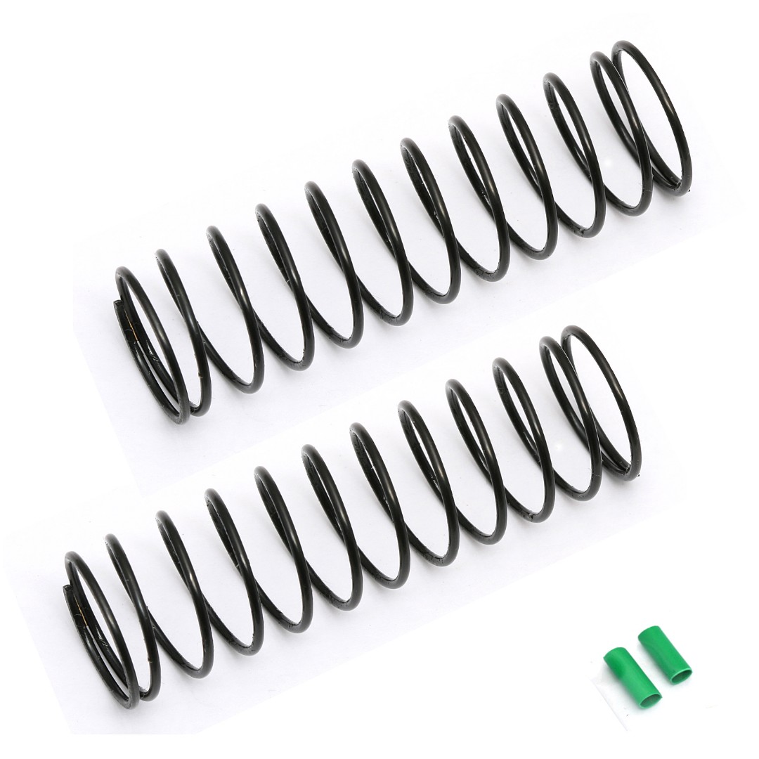 Team Associated 12mm Rear Shock Spring (Green/2.00lbs) - Click Image to Close